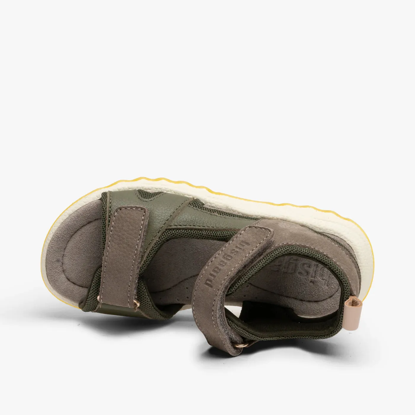 74101 Bisgaard Coco - Elegant Dusty Green High-Top Sneakers for Kids