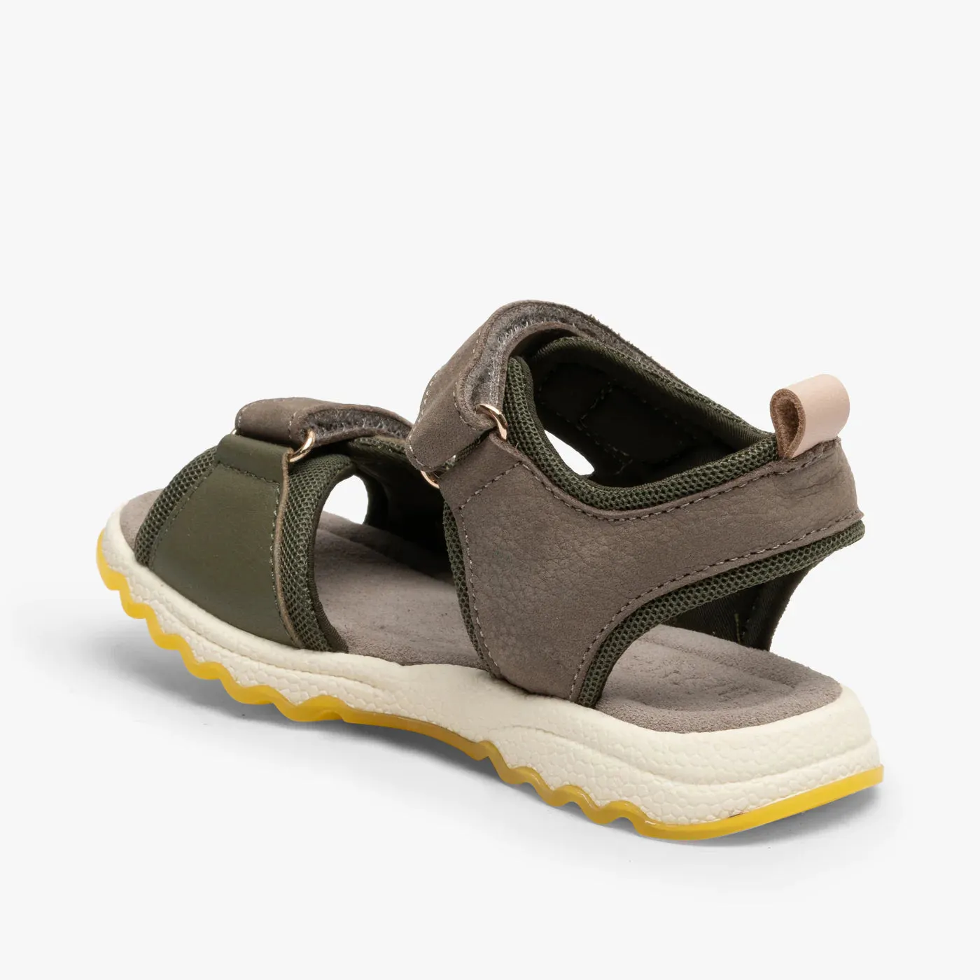 74101 Bisgaard Coco - Elegant Dusty Green High-Top Sneakers for Kids
