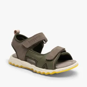 74101 Bisgaard Coco - Elegant Dusty Green High-Top Sneakers for Kids