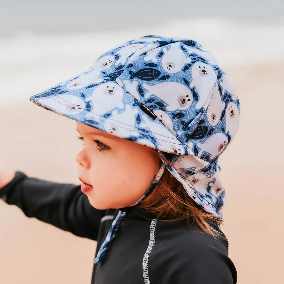 Bedhead Kids Beach Legionnaire Hat UPF50  - Seal