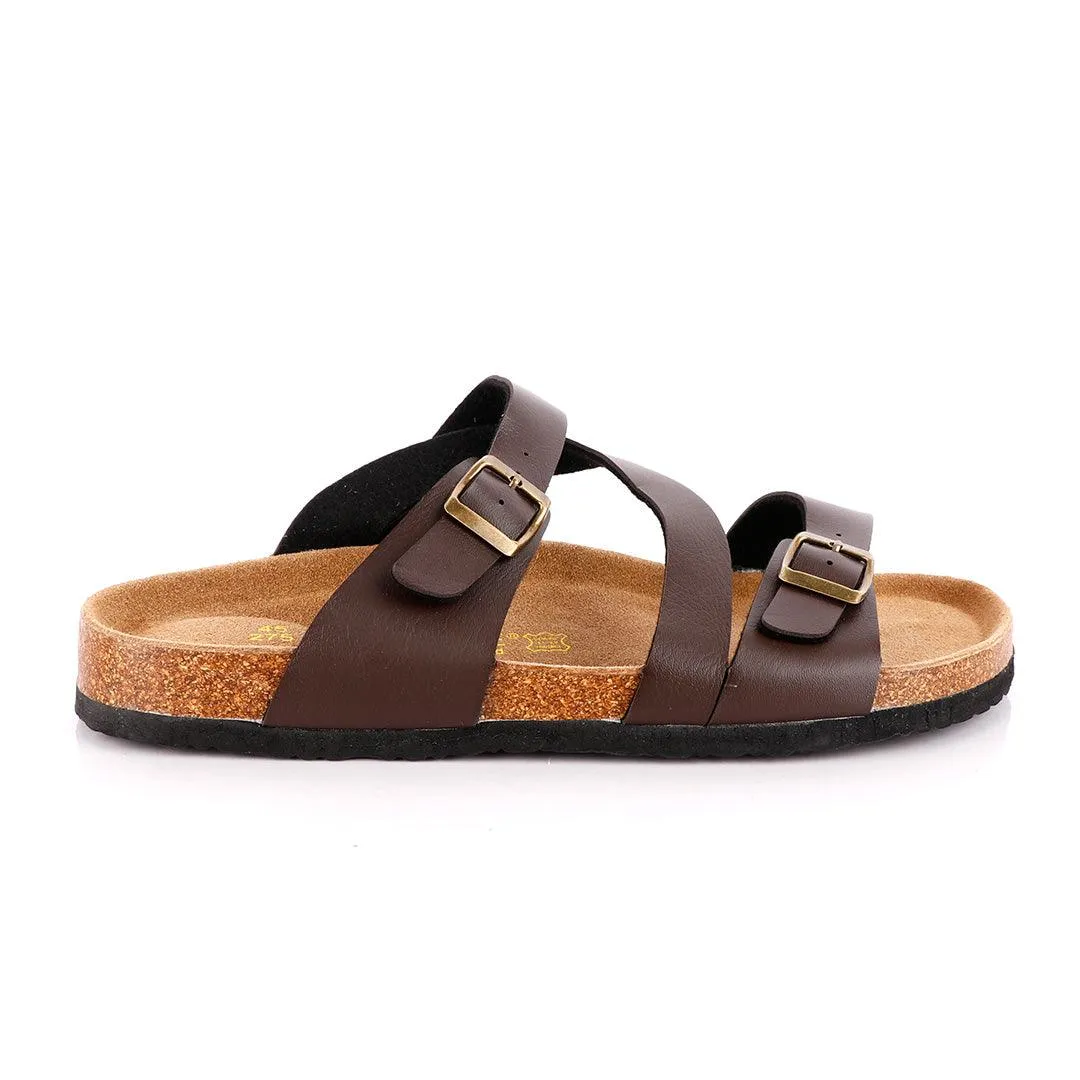 BigBrave 'Birkenstock' Salina Double Buckle Sandal Slippers