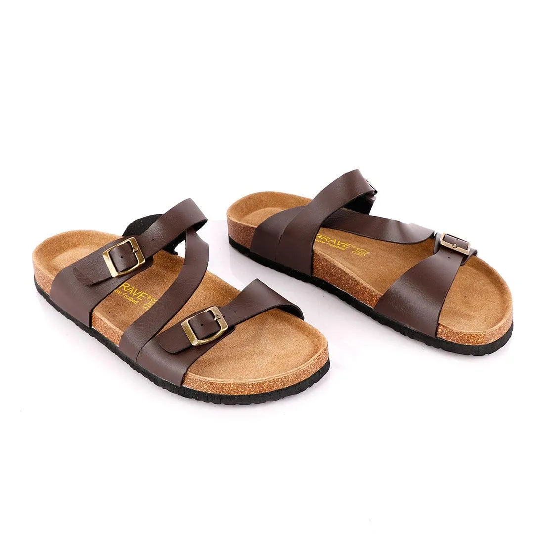 BigBrave 'Birkenstock' Salina Double Buckle Sandal Slippers