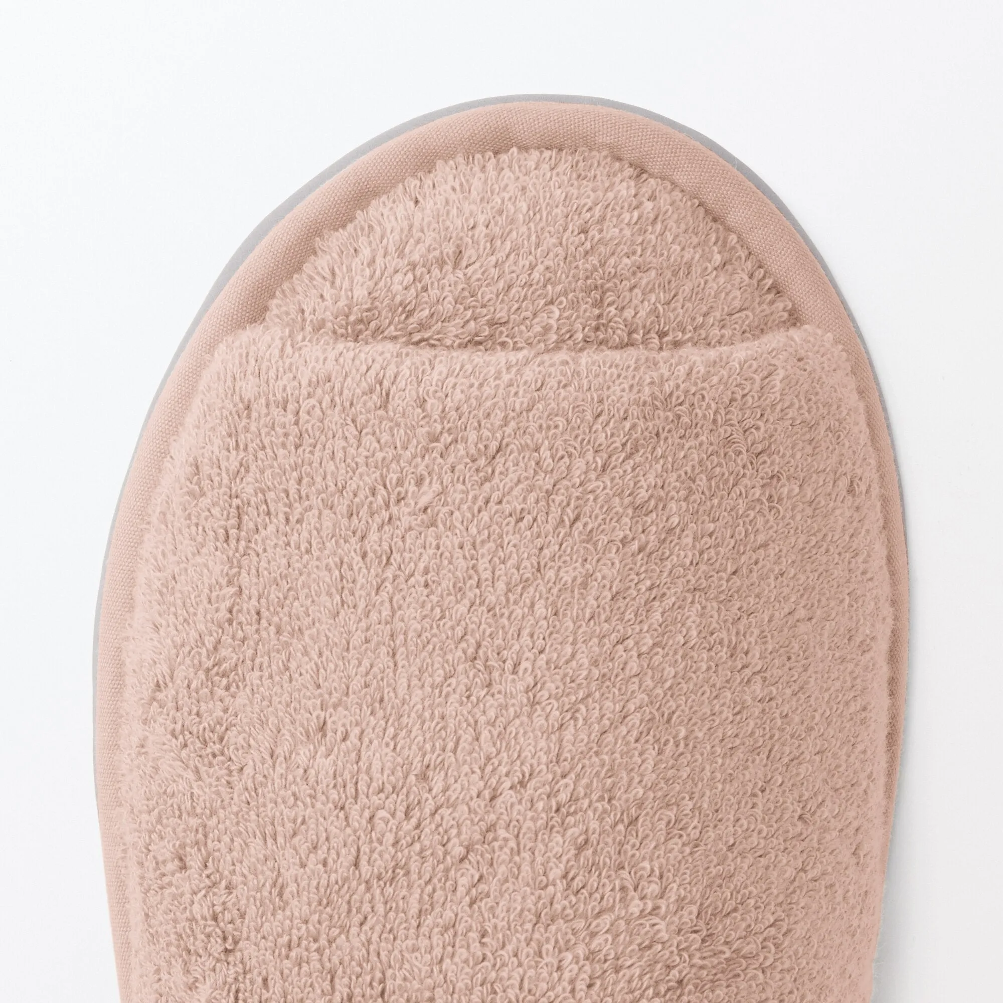 Cotton Pile Open Toe Slippers