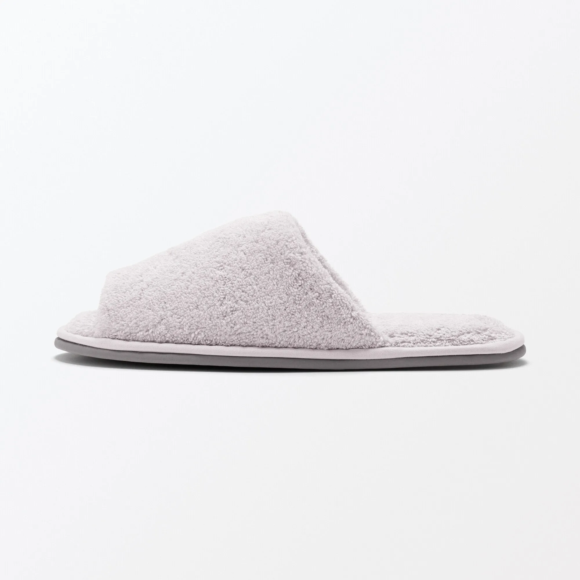 Cotton Pile Open Toe Slippers
