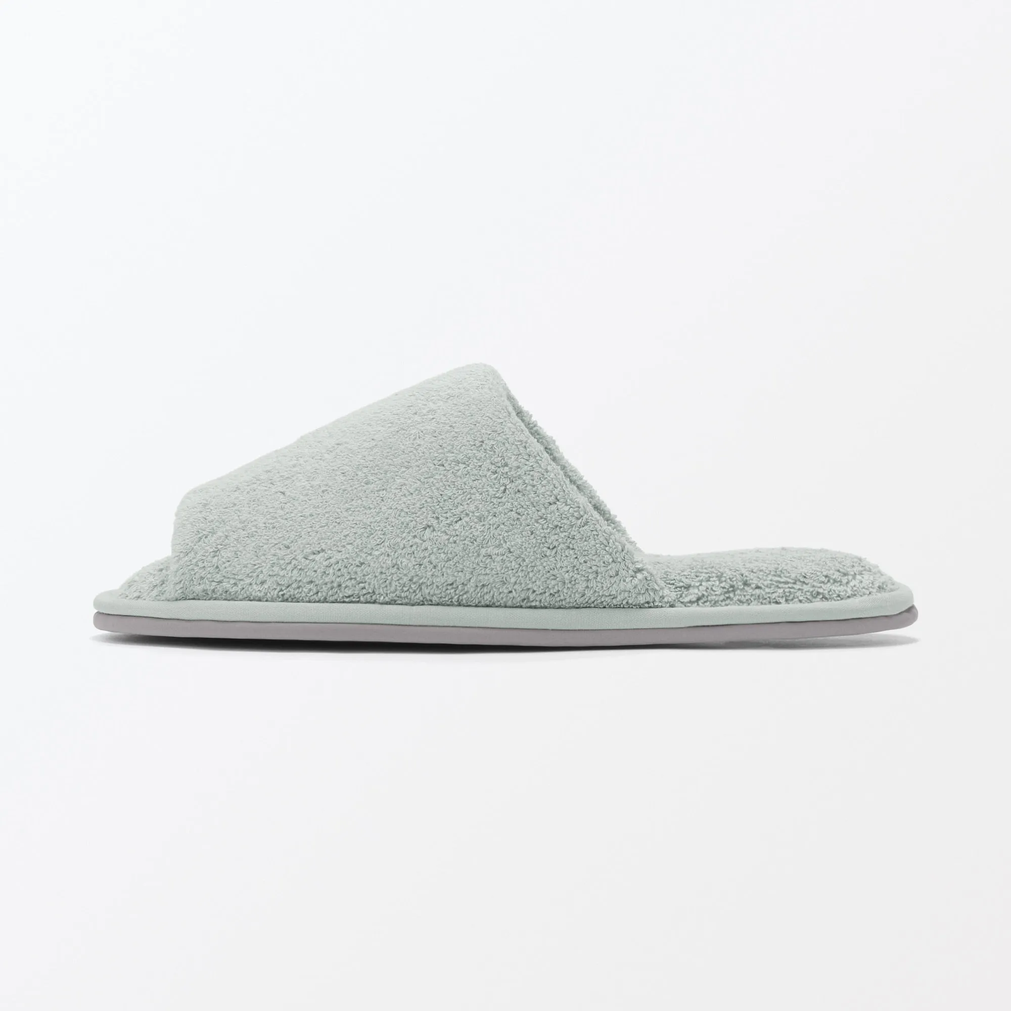 Cotton Pile Open Toe Slippers