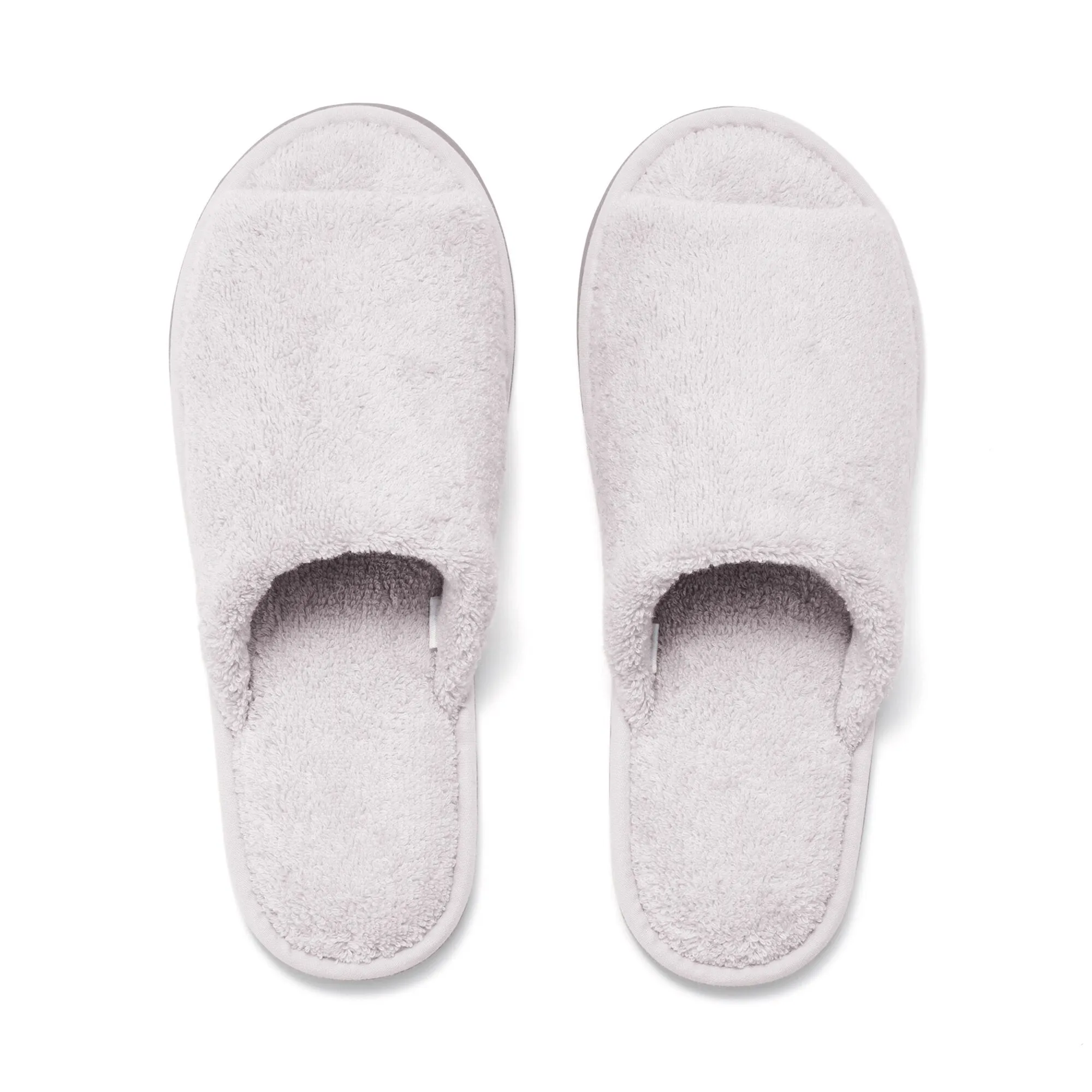 Cotton Pile Open Toe Slippers