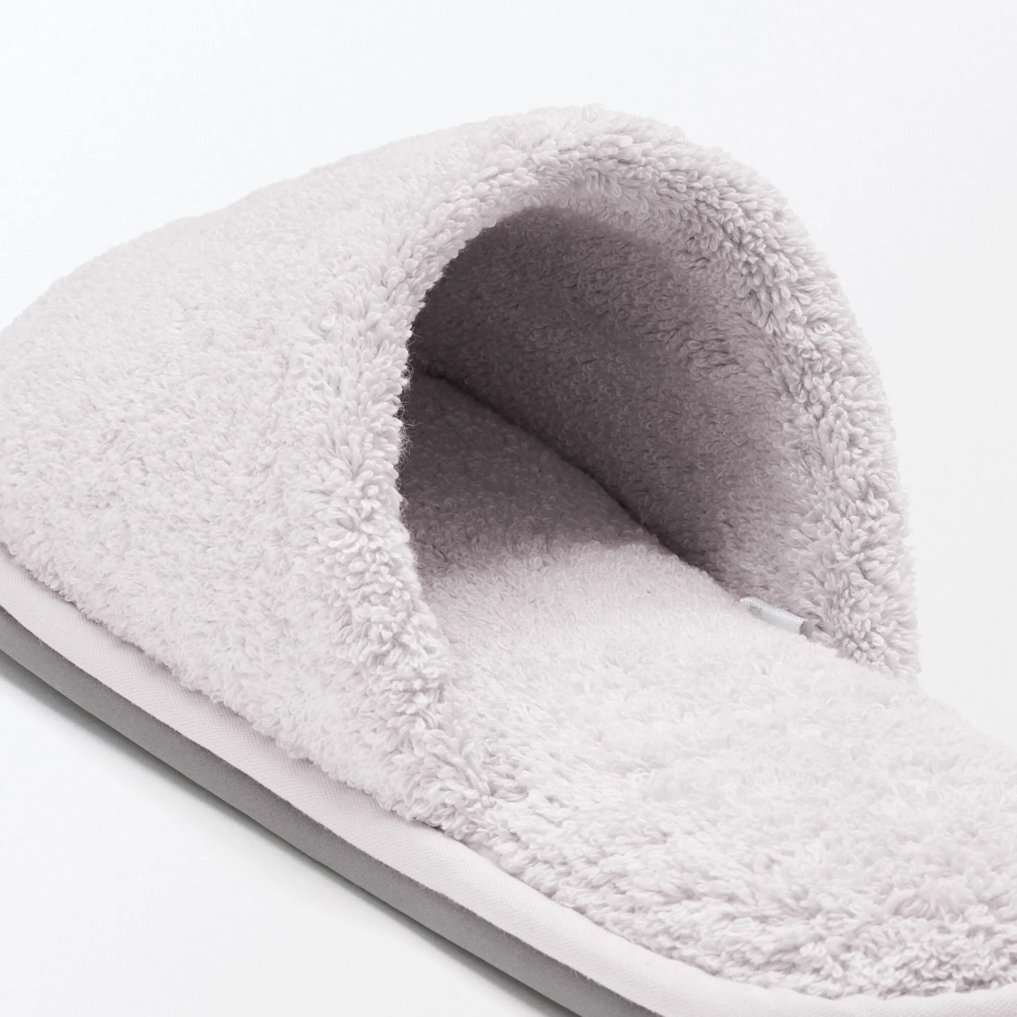 Cotton Pile Open Toe Slippers