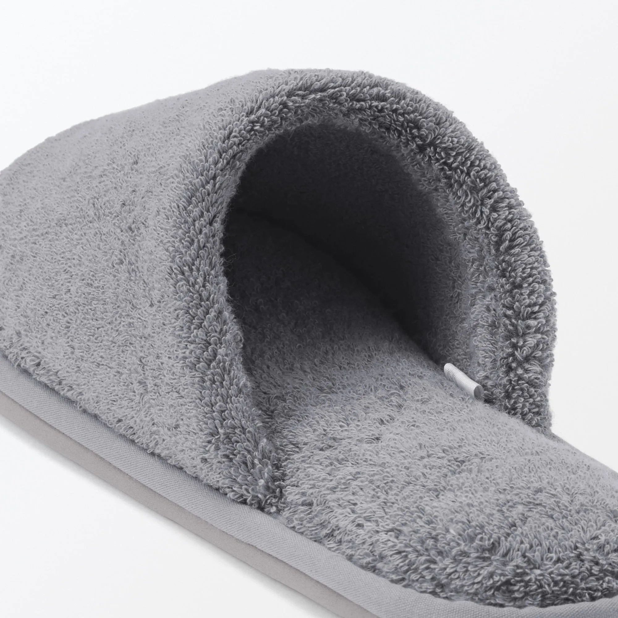 Cotton Pile Open Toe Slippers