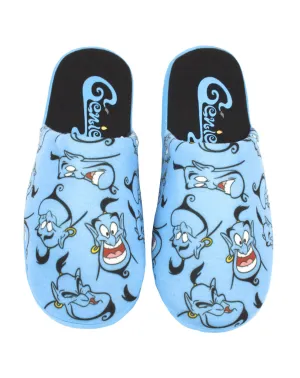 Disney Aladdin Genie Partial 3D  Women's Blue 100% Polyester Slippers