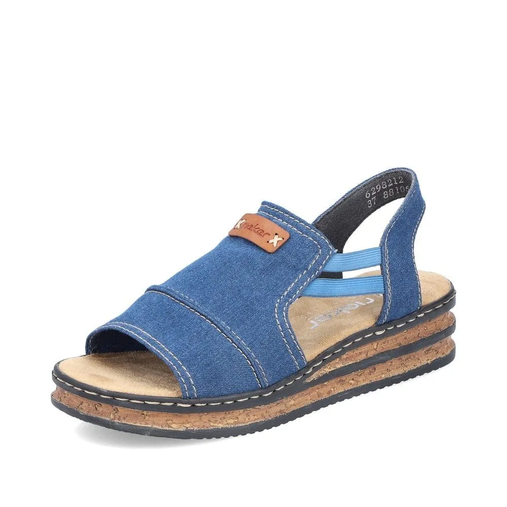 Rieker Women's Denim Sandals - 62982