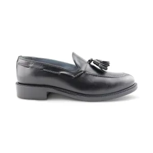 Slippers nere in pelle