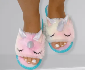 Women Pantoufle slippers - Open toe (Unicorn Pink)